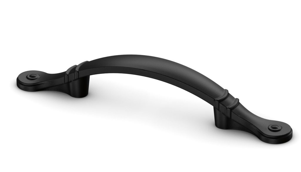 Ringed Arch Pull - Matte Black
